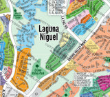 Laguna Niguel Map - PDF, editable, royalty free