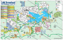 Lake Arrowhead Map - PDF, editable, royalty free