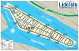 Lido Isle Map - PDF, editable, royalty free