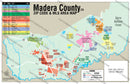 Madera County Combo Map - Zip Codes and MLS Areas