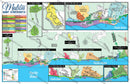 Malibu Map East - PDF, editable, royalty free