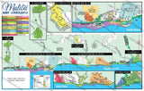 Malibu Map East - PDF, editable, royalty free