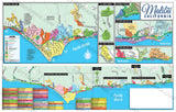 Malibu Map, Los Angeles County, CA