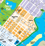 Manhattan Map - PDF, editable, royalty free