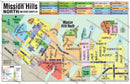 North Mission Hills Map, San Diego - PDF, editable, royalty free