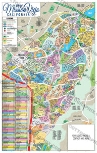Mission Viejo Map - PDF, editable, royalty free