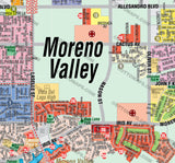 Moreno Valley Map - PDF, editable, royalty free