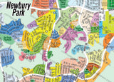 Newbury Park Map, Thousand Oaks, Ventura County, CA