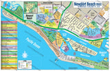 Newport Beach West Map - PDF, editable, royalty free