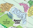 Newport Coast Map, Orange County, CA