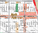 North Park Tourist Map - PDF, editable, royalty free