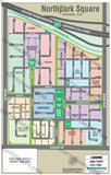 Northpark Square Map, Irvine, CA - PDF, editable, royalty free