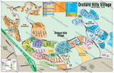 Orchard Hills Village Map - PDF, editable, royalty free