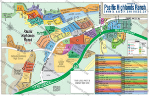 Pacific Highlands Ranch Map - PDF, editable, royalty free