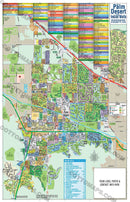 Palm Desert Map with Indian Wells - PDF, editable, royalty free