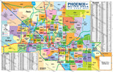 Phoenix Metro Area Zip Code Map - PDF, editable, royalty free