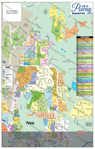 Poway Map - PDF, editable, royalty free