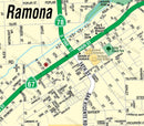 Ramona Map - PDF, Editable, Royalty Free