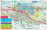 Redlands Map - PDF, editable, royalty free