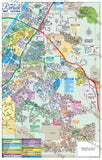 Riverside City Map, CA (3 versions: Full, West, East)