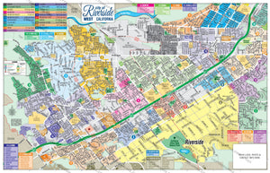 Riverside City Map - WEST, CA