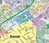 Riverside City Map - EAST, CA