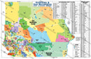 Riverside and San Bernardino Counties Zip Code Map - PDF, editable, royalty free