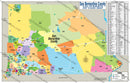 San Bernardino County Zip Code Map - PDF, editable, royalty free