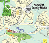 San Diego Country Estates Map, San Diego County, CA