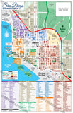 Downtown San Diego Map - PDF, editable, royalty free