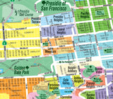 San Francisco Map - PDF, editable, royalty free