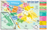 Santa Clara County MLS Area Map - PDF, editable, royalty free