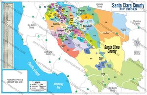 Santa Clara County Zip Code Map
