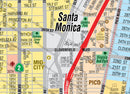 Santa Monica Map - PDF, editable, royalty free