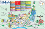 Santa Paula Map - PDF, editable, royalty free