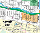 Sherman Oaks Map, Los Angeles County, CA