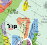 Talega Map - PDF, editable, royalty free