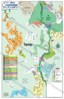 Topanga Map, Los Angeles County, CA