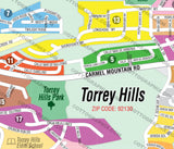 Torrey Hills Map, San Diego County, CA