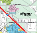 Wildomar Map - PDF, Editable, Royalty Free