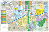 Woodland Hills Map, Los Angeles County, CA