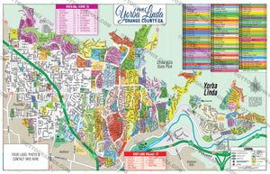 Yorba Linda Map, Orange County, CA